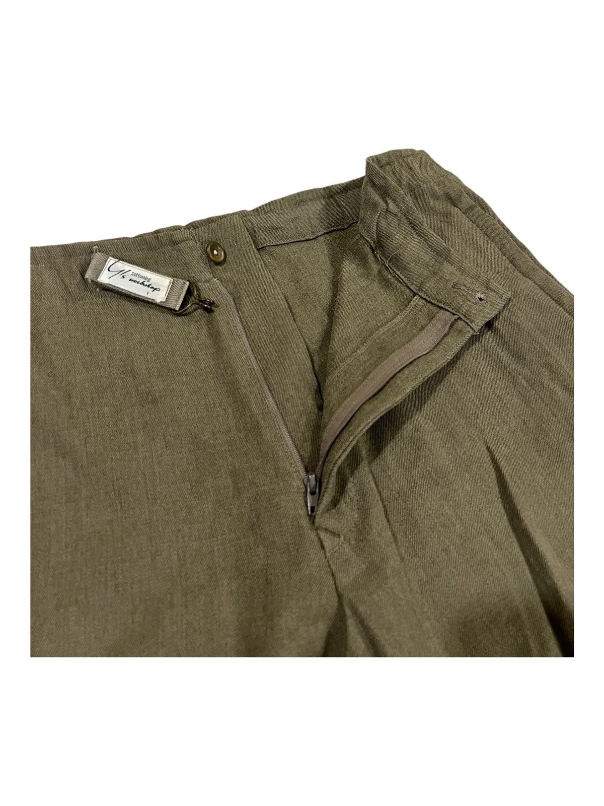 Yohji Yamamoto ARCIEVE 1980s Yohji Yamamoto Workshop Hook J-Cut Wool Pants Size US 32 / EU 48 - 1 Thumbnail