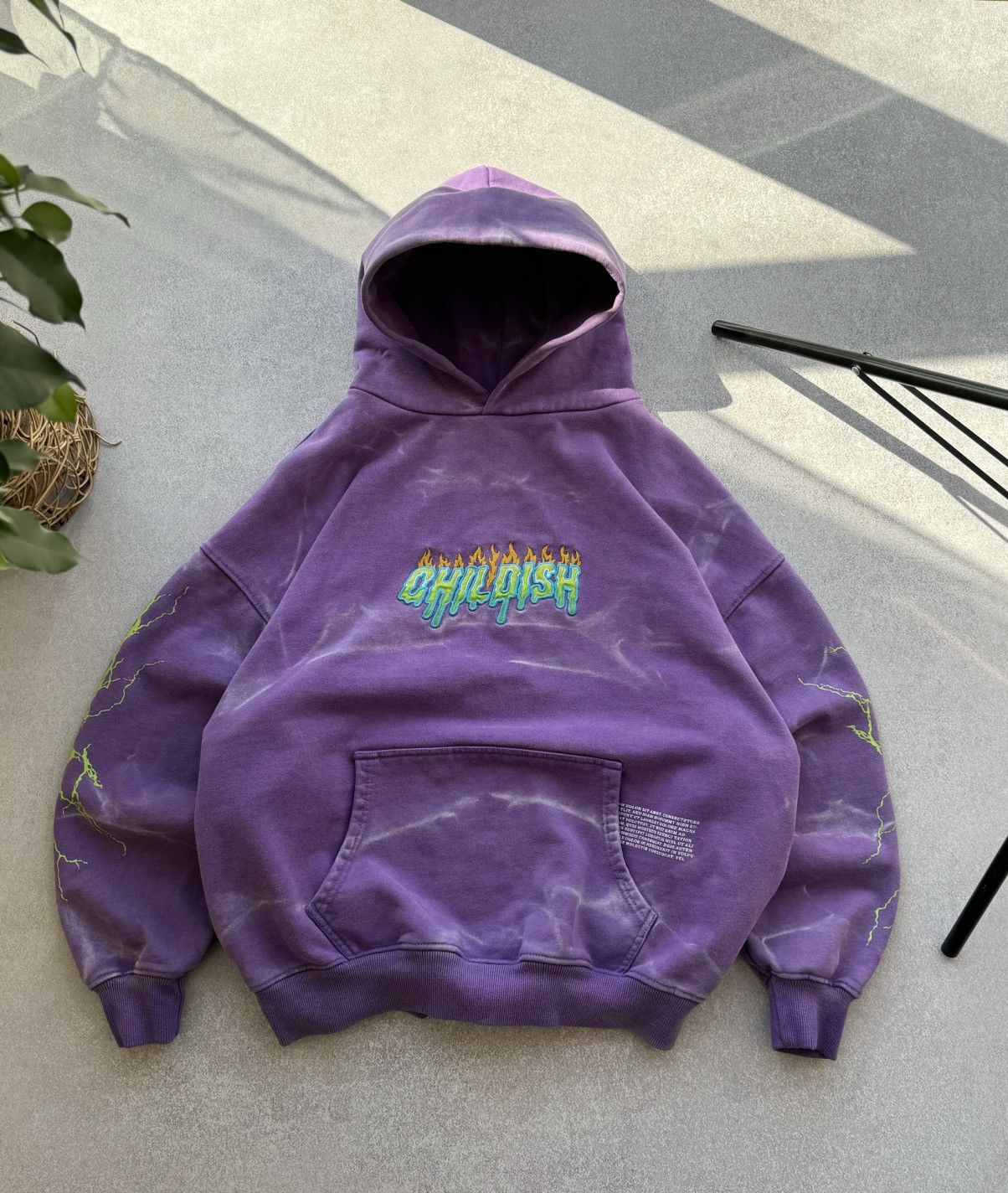 Japanese Brand Vintage Childish 1995 Robs Motors Purple hoodie Size US S / EU 44-46 / 1 - 2 Thumbnail