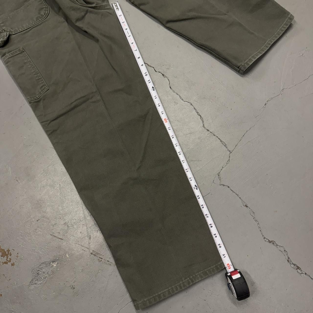 Carhartt Carhartt B136 MOS Double Knee Work Pants Green 38 x 32 Size US 38 / EU 54 - 6 Thumbnail