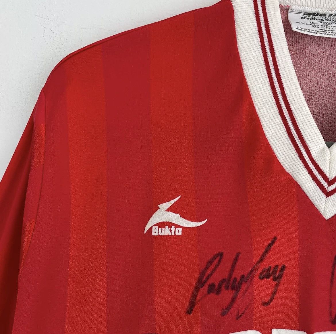 Vintage Vintage Bristol City 1983/1985 Andy Llewellyn Bukta Jersey Size US L / EU 52-54 / 3 - 3 Thumbnail