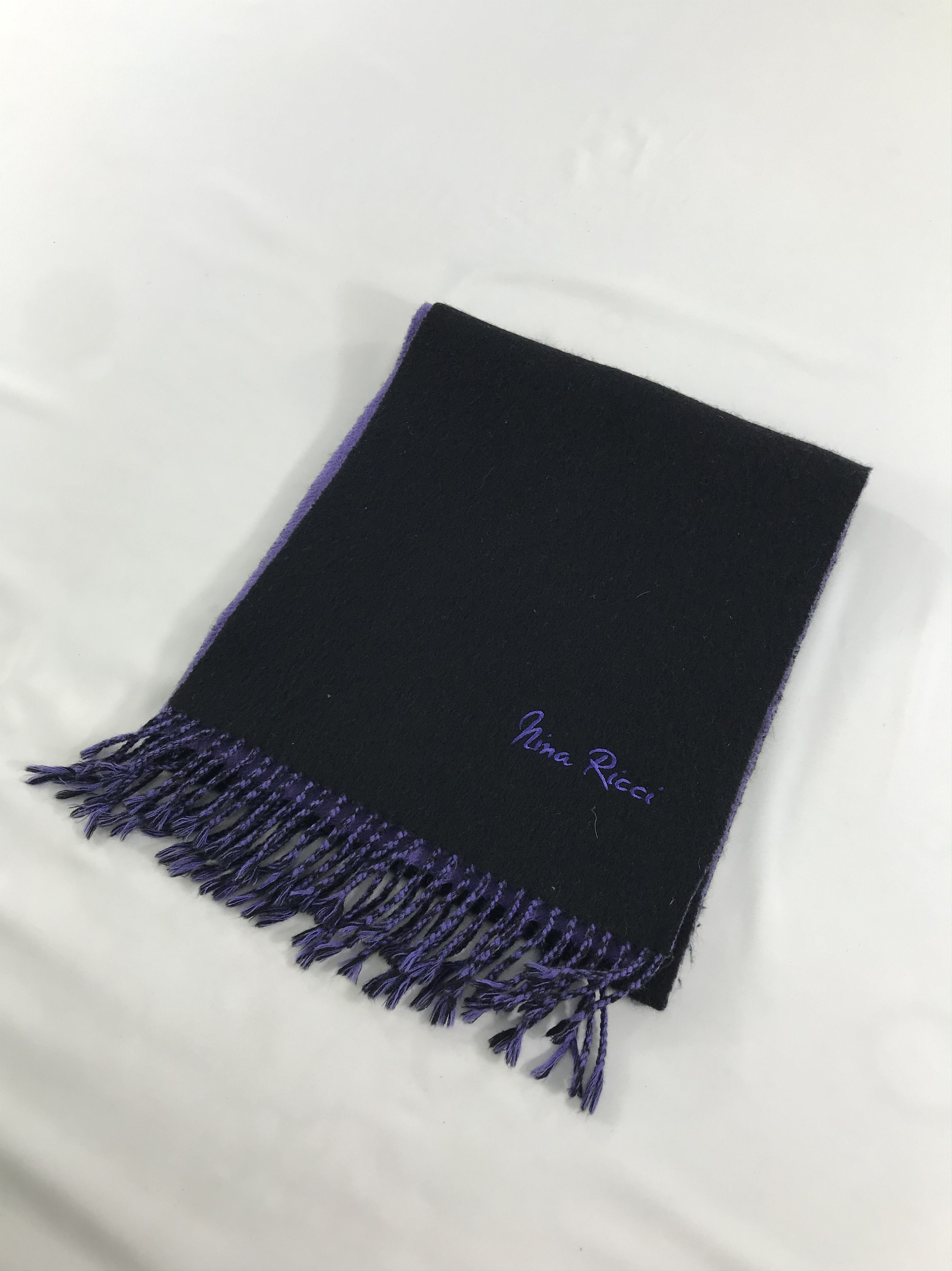 Nina Ricci Nina Ricci Wool Scarf Muffler V113 Size ONE SIZE - 3 Thumbnail
