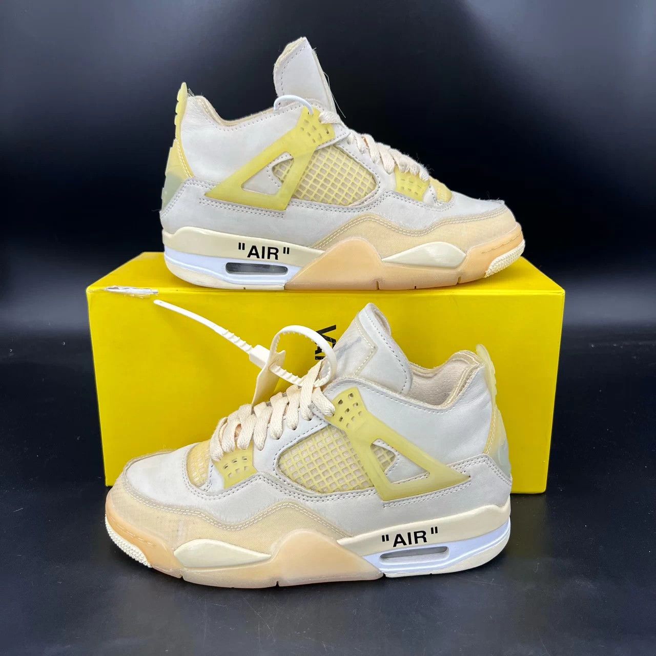Nike AJ4 White Sail 37.5 Worn 3x Like New Size US 6.5 / IT 36.5 - 2 Thumbnail