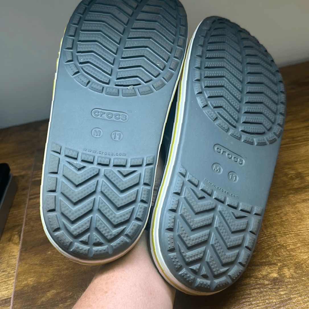 Crocs CROCS Bayaband Slip On Sandals Gray 11 Women Comfort Mule Multicolor Manmade Upper Casual Shoes Size US 11 / IT 41 - 7 Thumbnail
