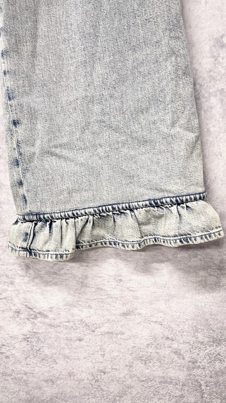 Chanel Chanel Washed blue lace wide-leg jeans Size 42" / US 20 - 6 Thumbnail