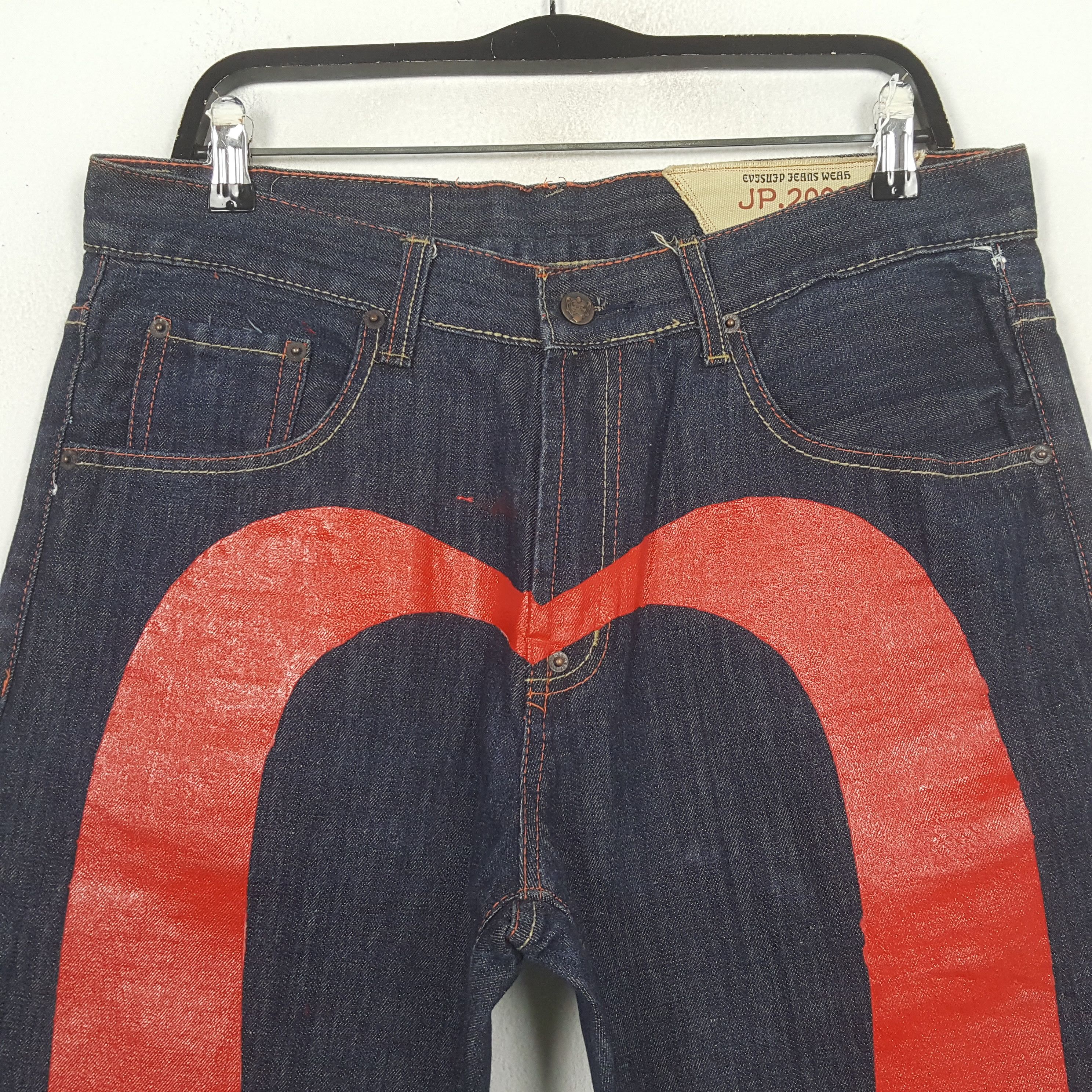Japanese Brand EvisuJP Japanese Brand Custom Daicock Jeans RR29 Size US 34 / EU 50 - 2 Thumbnail