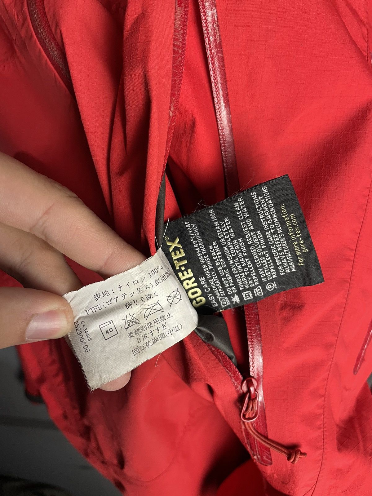 Arc'teryx Arcteryx gore tex jacket waterproof gorp red Size US M / EU 48-50 / 2 - 17 Thumbnail