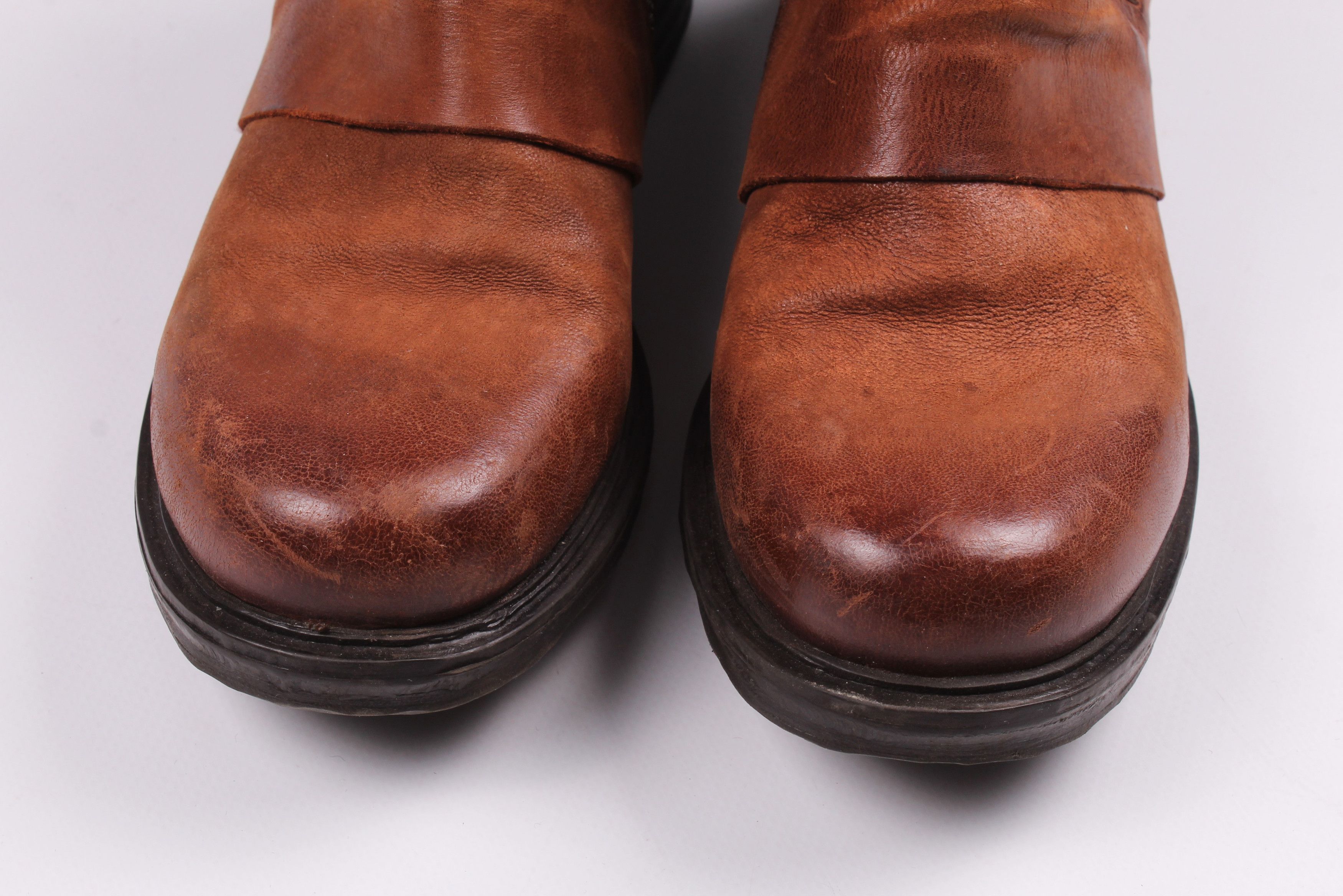 A.S.98 Airstep A.S. 98 Avant Garde Leather Ankle Boots Size US 5.5 / IT 35.5 - 7 Thumbnail
