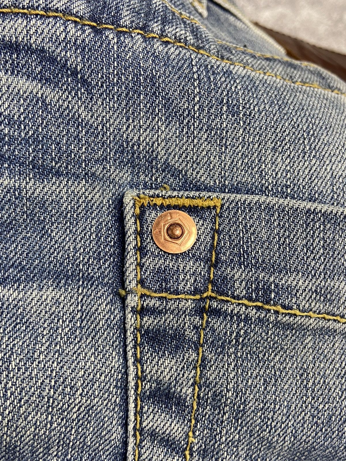 Other RARE Armani Jeans Y2K Vintage Baggy Dirty Distressed Pants Size US 33 - 10 Thumbnail