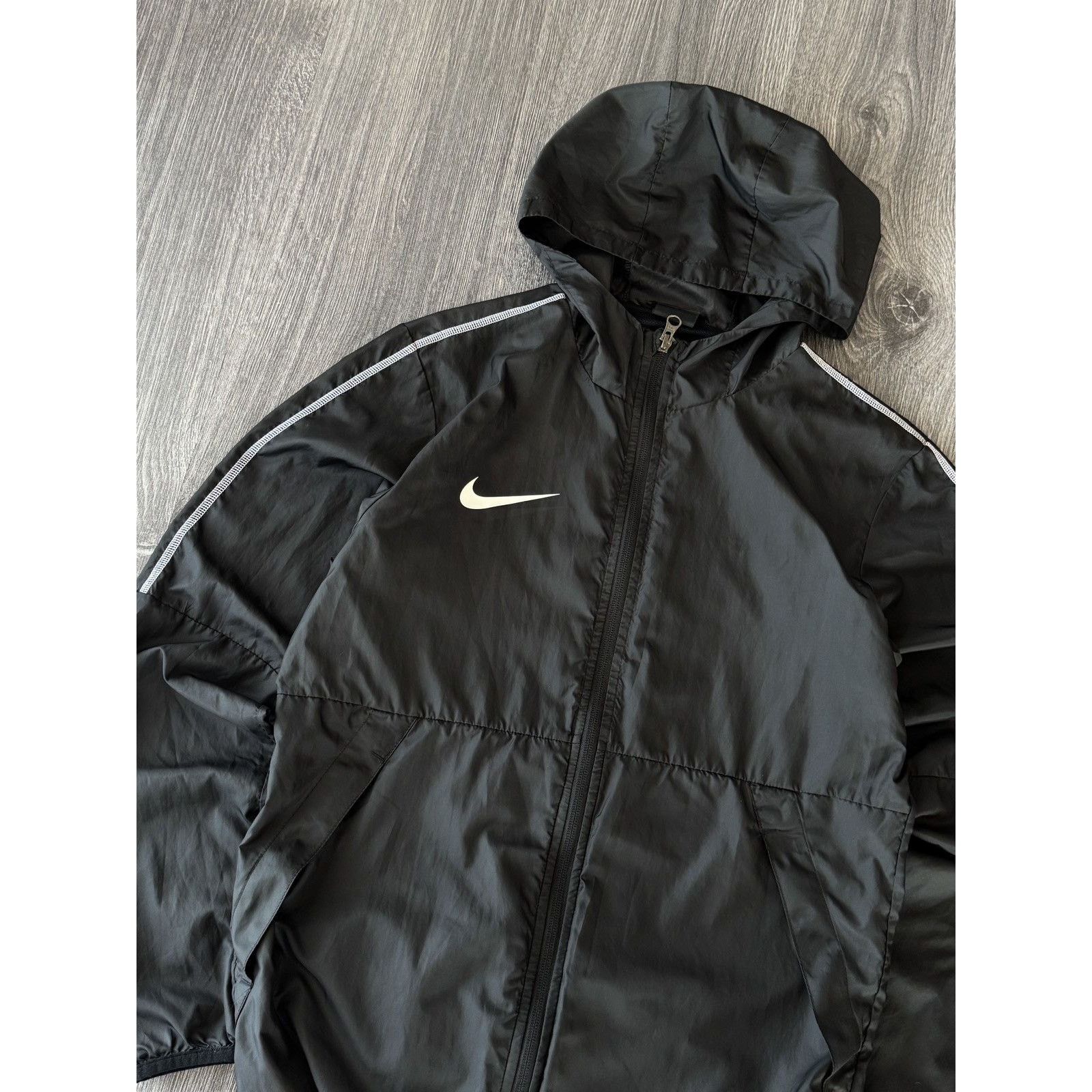 Nike Nike Swoosh Black Run Track Top UK Drill Size US S / EU 44-46 / 1 - 2 Thumbnail