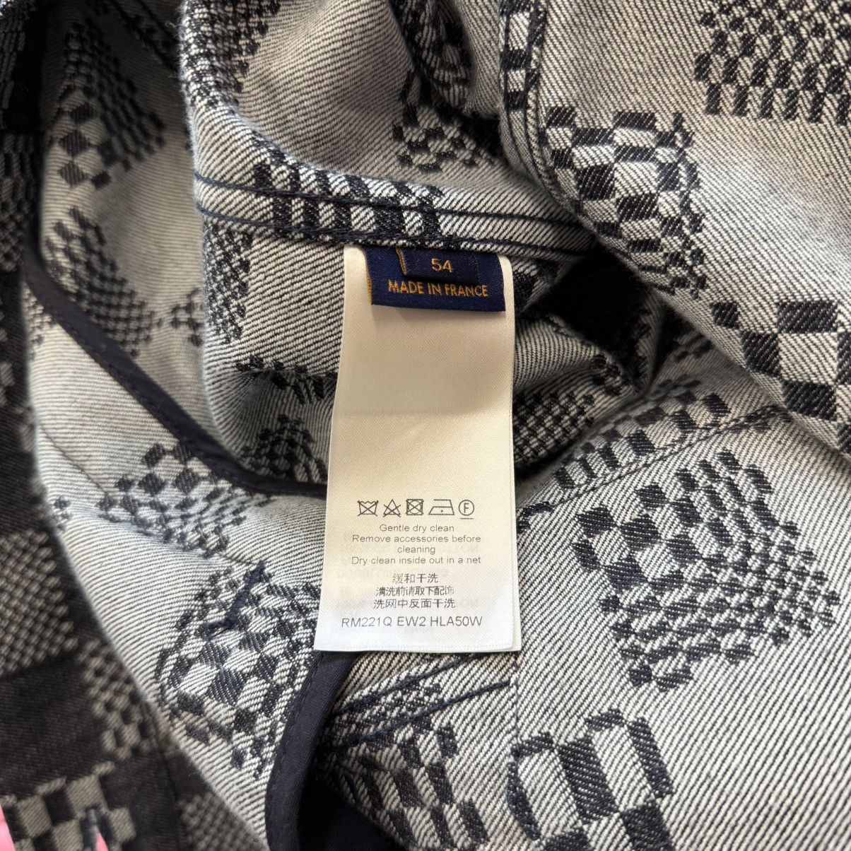 Louis Vuitton Louis Vuitton Distorted Damier Denim Jacket And Pants Set Size US L / EU 52-54 / 3 - 5 Thumbnail