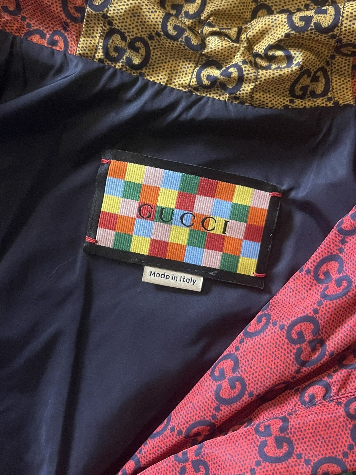 Gucci Gucci SS21 Multicoloured Nylon Rainbow Jacket Size US M / EU 48-50 / 2 - 8 Thumbnail