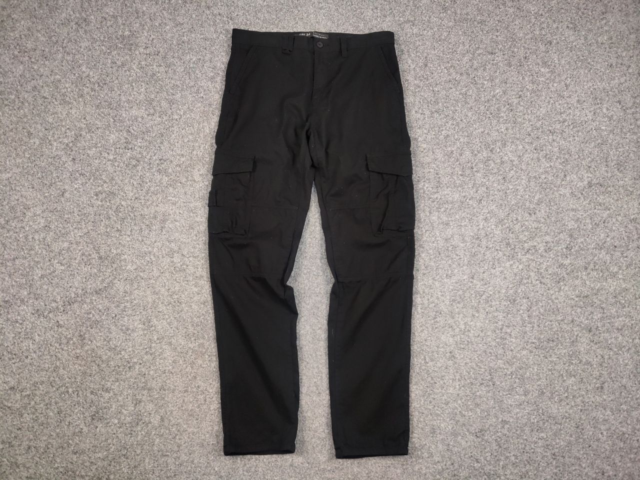 Japanese Brand Vintage 90's Japanese design black multi pocket Cargo Pants Size US 34 / EU 50 - 13 Thumbnail