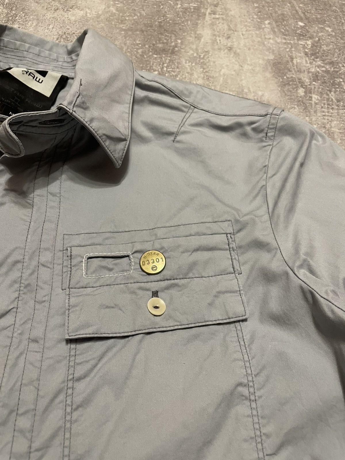 G-Star × Vintage Vintage G Star Raw FLIGHT DECK SHIRT US Owershirt Jacket Size US M / EU 48-50 / 2 - 7 Thumbnail