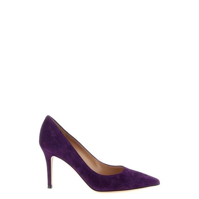 GIANVITO ROSSI Gianvito Purple Suede 85mm Pumps New & Authen