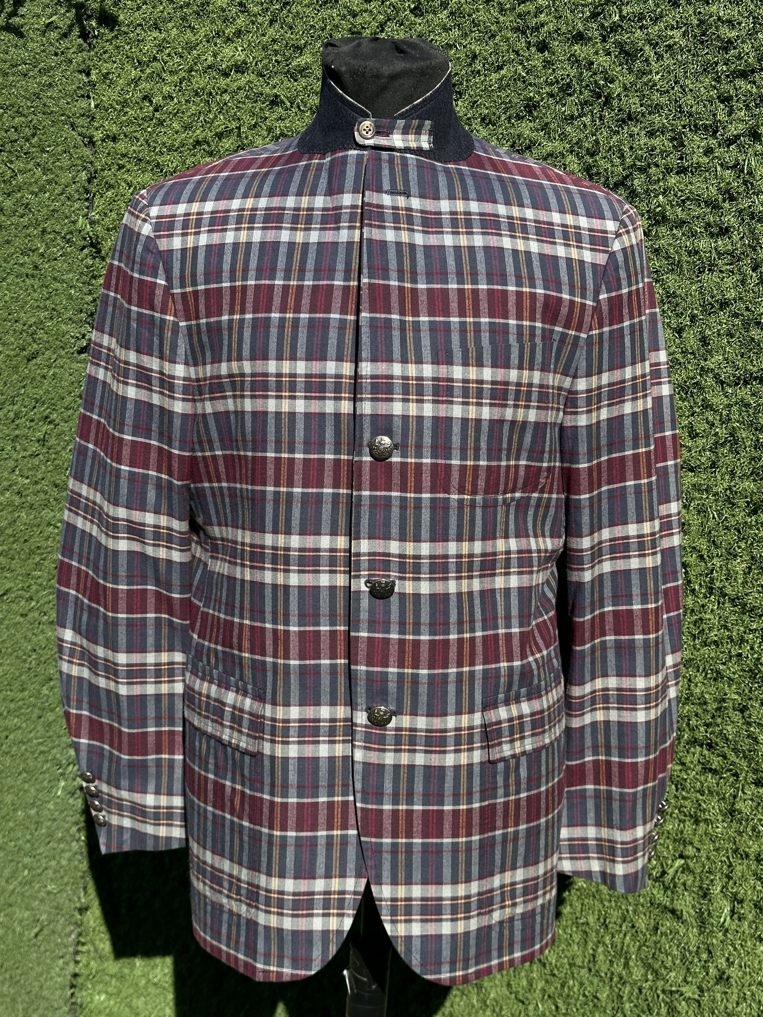 Polo Ralph Lauren Polo Ralph Lauren Plaid Convertible Collar Sport Blazer 52R Size 52R - 10 Thumbnail