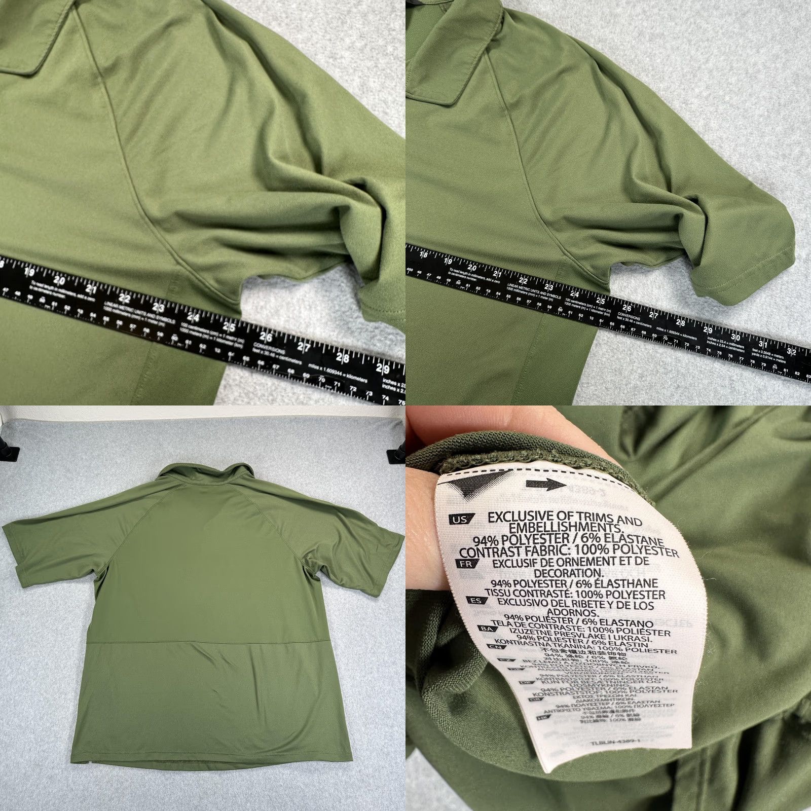 Vintage 5.11 Polo Shirt Mens XL Green Short Sleeve Stretch Performance Workwear Shirt Size US XL / EU 56 / 4 - 8 Thumbnail