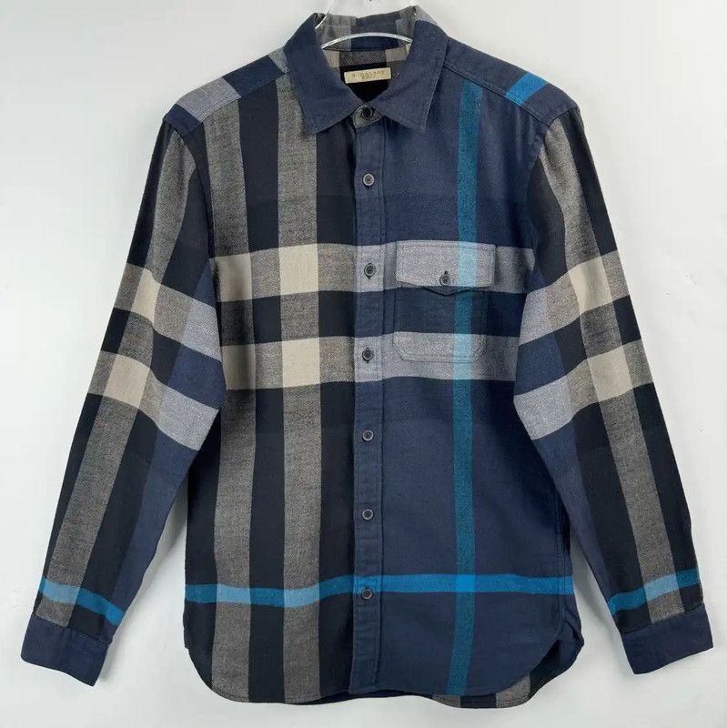 Burberry Burberry Men's Colorblock Long Sleeve Shirt Size US XL / EU 56 / 4 - 1 Thumbnail