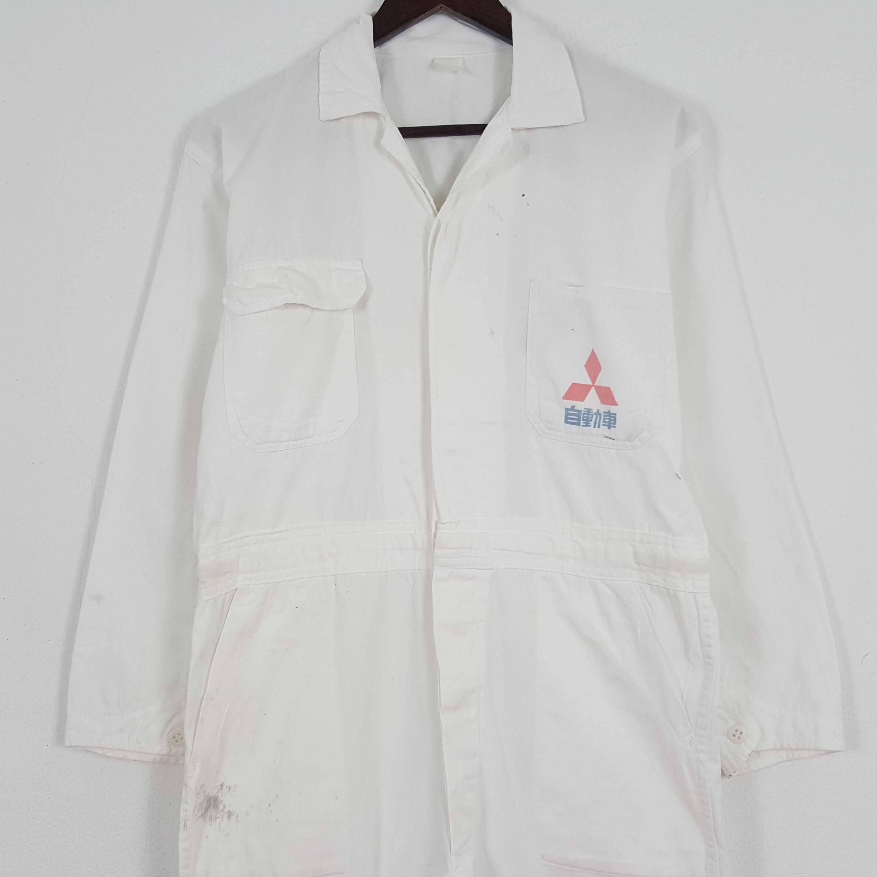 Japanese Brand × Sports Specialties × Vintage Vintage Mitsubishi Ralli Art Custom Sport Coverall Jacket Size US M / EU 48-50 / 2 - 5 Thumbnail