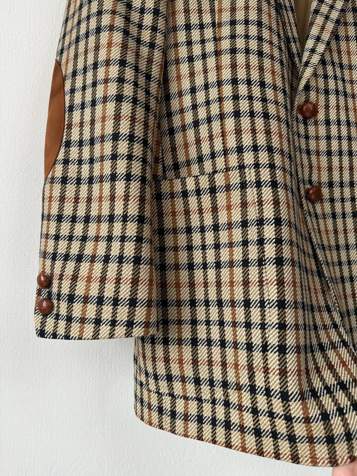 DAKS DAKS London Signature Wool Blazer Jacket Check Made in UK Size 40R - 10 Thumbnail