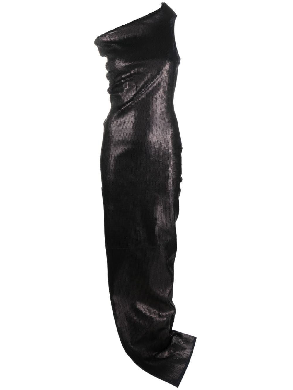 Rick Owens EMBROIDERED DENIM LONG DRESS Size S / US 4 / IT 40 - 1 Thumbnail