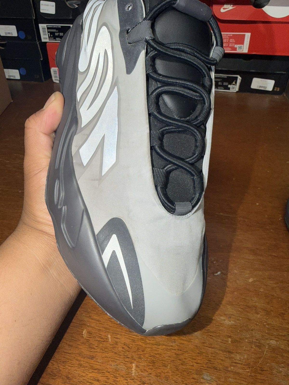 Adidas Yeezy Boost 700 MNVN Metallic size 9.5 Size US 9.5 / EU 42-43 - 11 Thumbnail