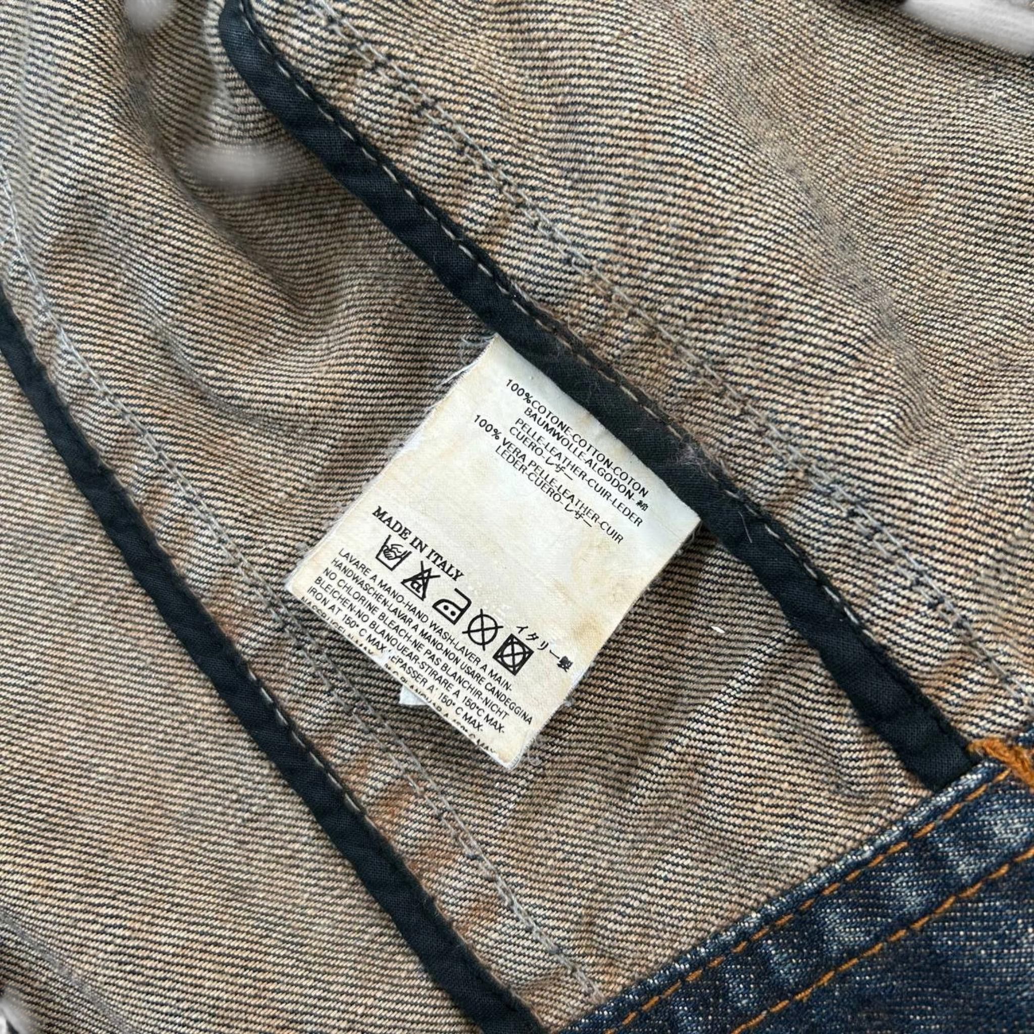 Dsquared2 Dsquared2 FW2005 Runway Jesus Lord Cowboy Denim Jacket Size US S / EU 44-46 / 1 - 8 Thumbnail