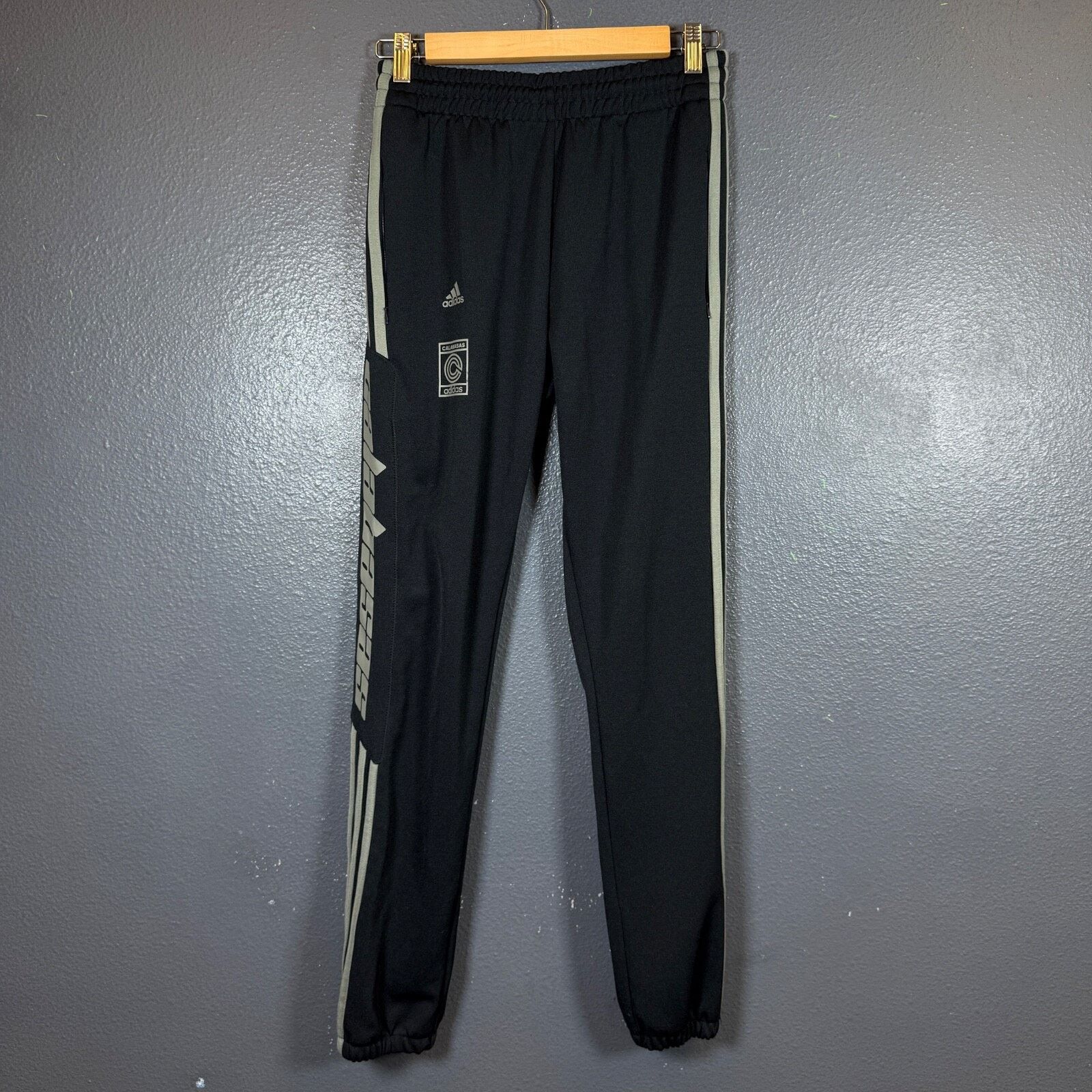 Adidas Kanye West XS women black Yeezy Calabasas Track pants