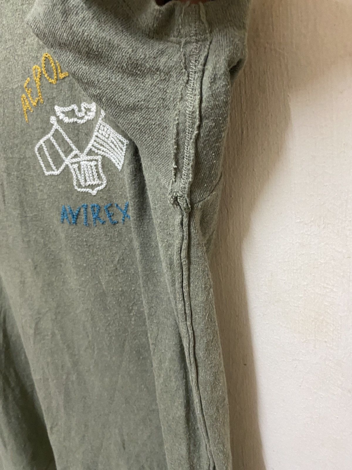 Avirex Avirex Aerodrome Embroidered Crewneck Tee Size US M / EU 48-50 / 2 - 5 Thumbnail