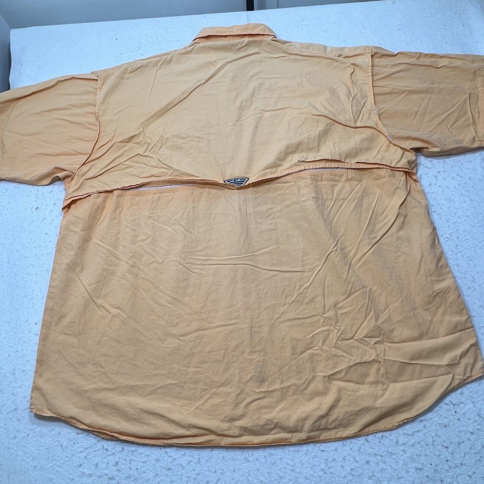 Columbia Columbia Orange Short Sleeve Utility Outdoors Shirt Size US XXL / EU 58 / 5 - 10 Thumbnail