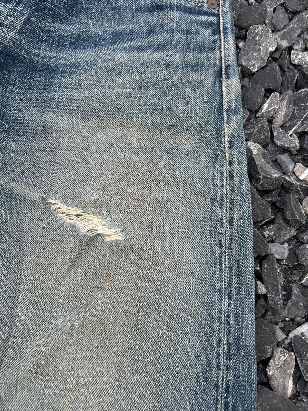 Japanese Brand × Kapital × Vintage Evisu Selvedge Distressed Japanese Denim Jeans Size US 29 - 14 Thumbnail