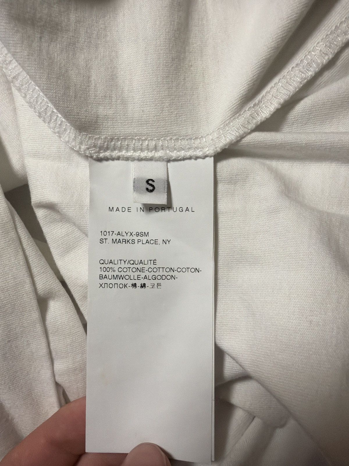1017 ALYX 9SM 1017 alyx 9sm “techno” tee shirt Size US M / EU 48-50 / 2 - 10 Thumbnail