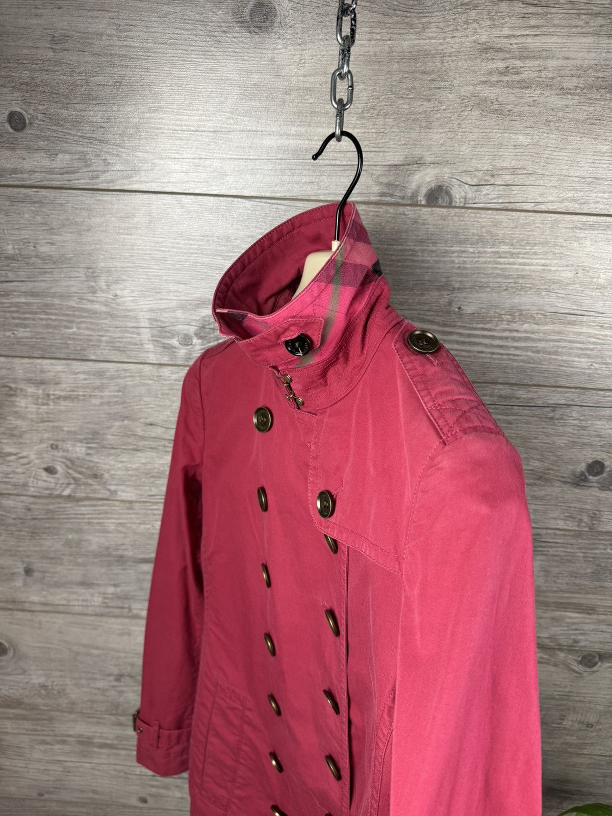 Burberry Burberry Brit Trench Vintage coat with checkered lining Size M / US 6-8 / IT 42-44 - 11 Thumbnail