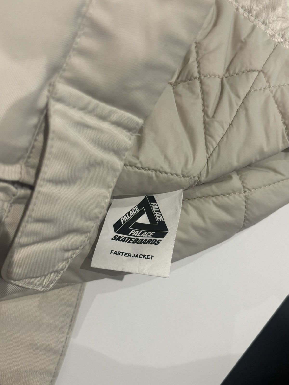 Palace Palace Faster Jacket Small (Cream/White) Size US S / EU 44-46 / 1 - 8 Thumbnail
