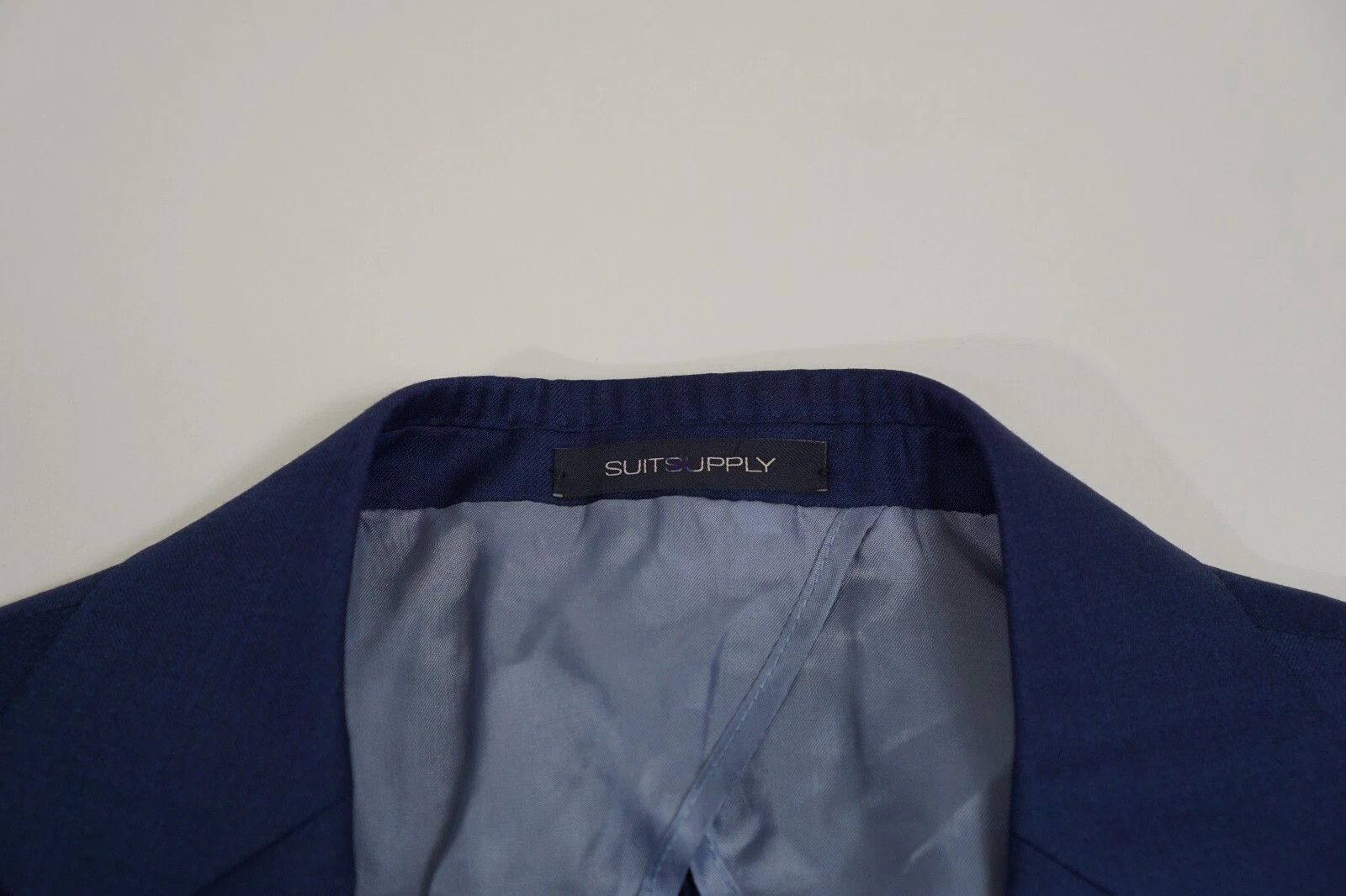 Suitsupply Men Suitsupply Blazer La Spalla Navy Vitale Barberis US40 Size 40R - 3 Thumbnail