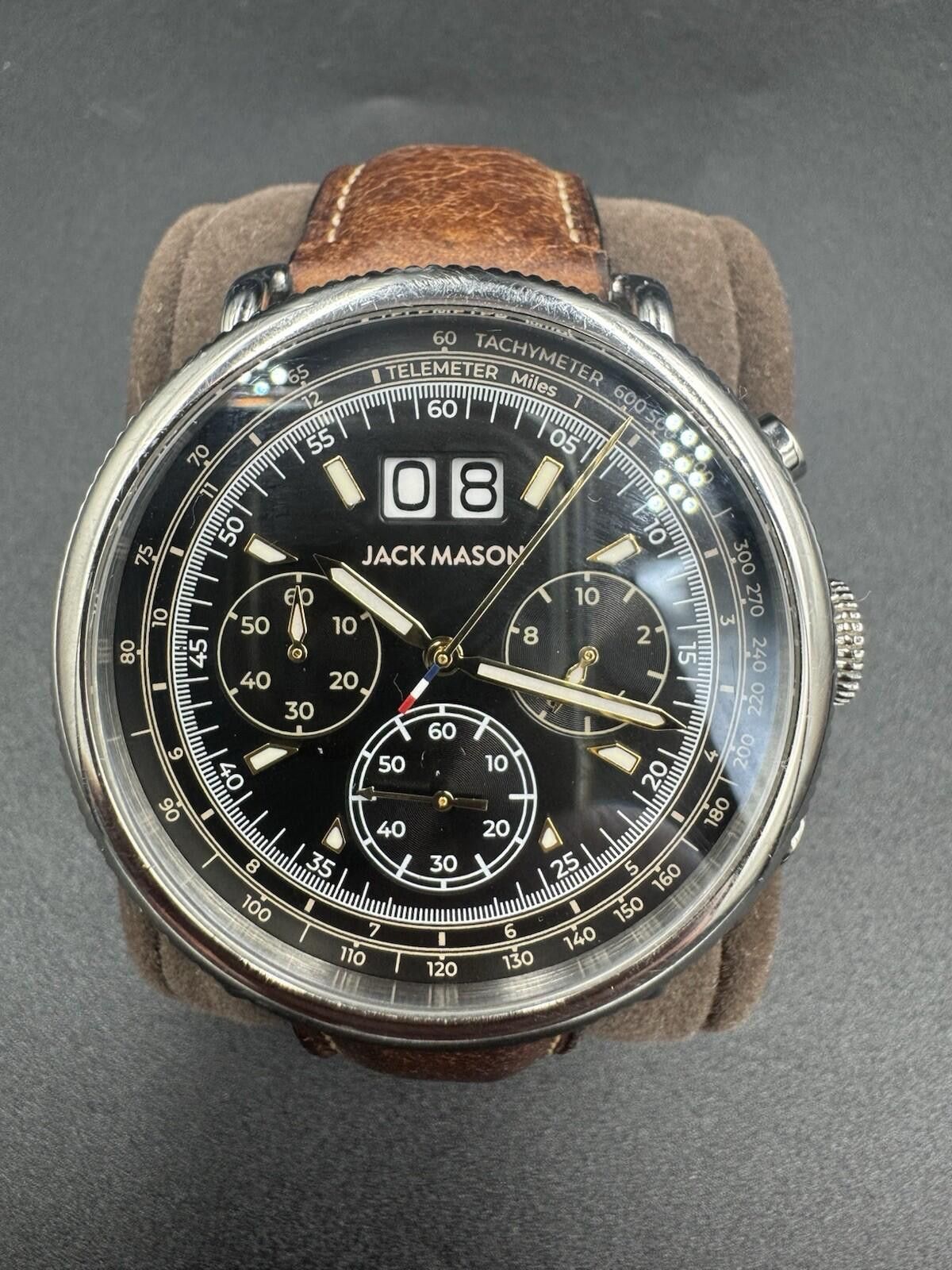 Other Jack Mason Watch - Avigator Multi-Scale JM-A602-001 Black Di Size ONE SIZE - 5 Thumbnail