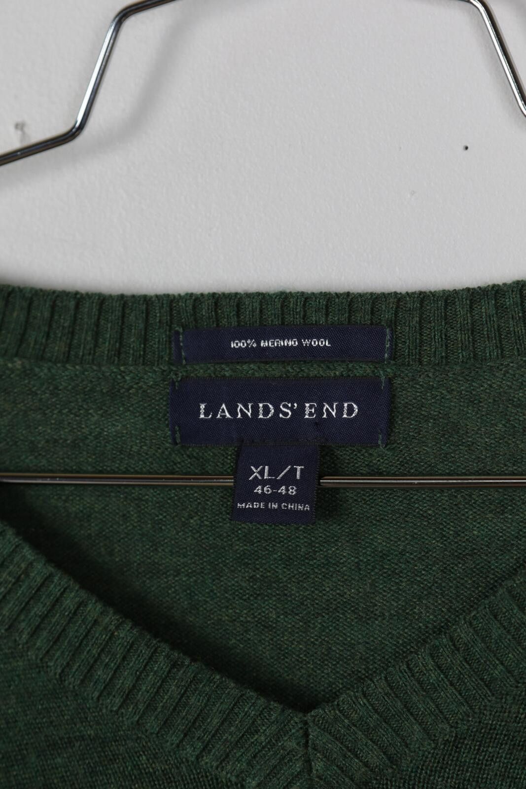 Lands' End 00's Lands End Knit V-Neck Size XL / US 12-14 / IT 48-50 - 3 Thumbnail