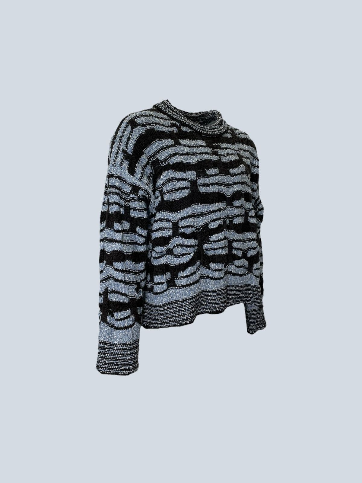 Bottega Veneta Bottega Veneta multi jacquard cotton sweater, M. Size US M / EU 48-50 / 2 - 2 Thumbnail