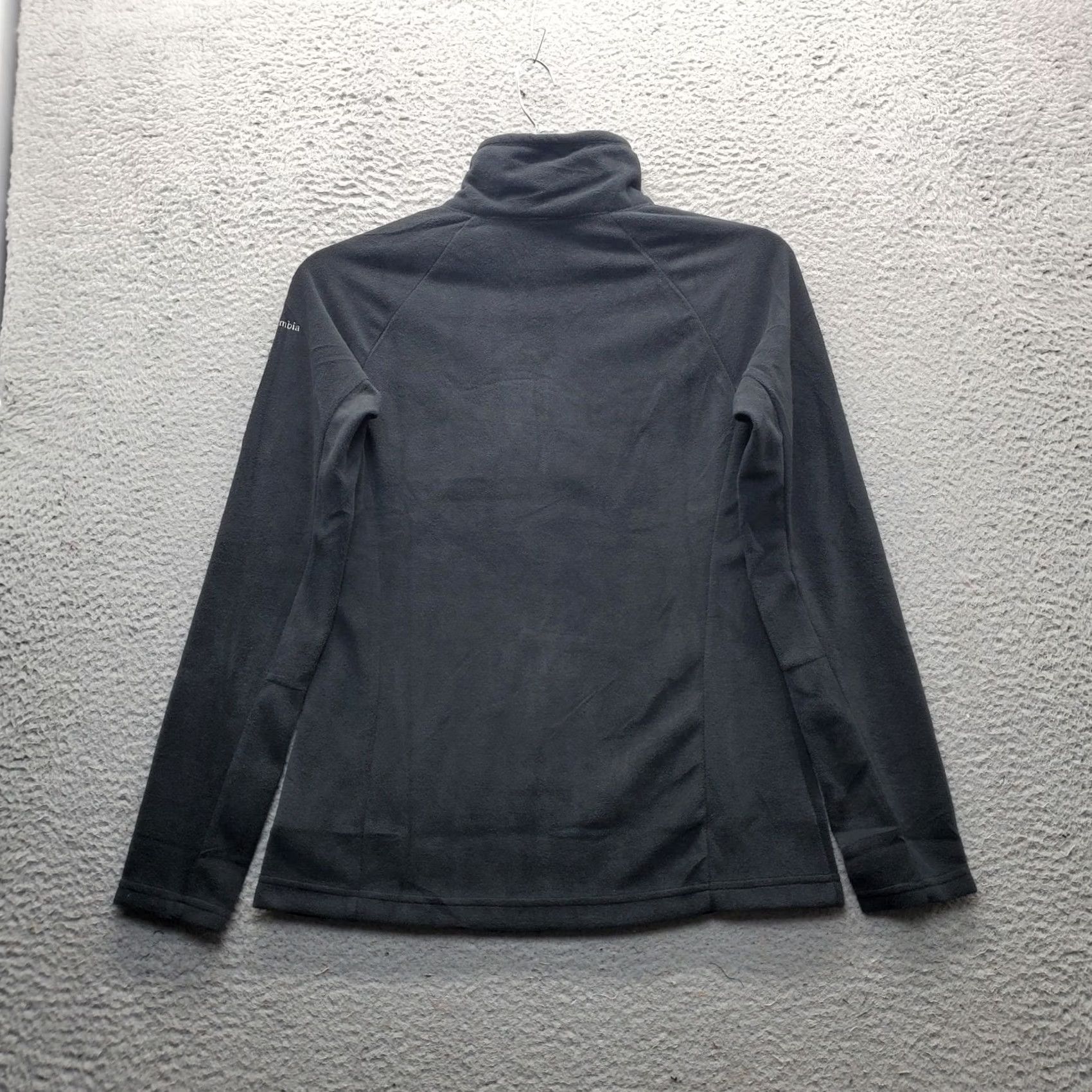 Vintage Columbia Glacial IV Womens Size S Black Lightweight Fleece Quarter Zip Sweatshirt Size S / US 4 / IT 40 - 2 Thumbnail