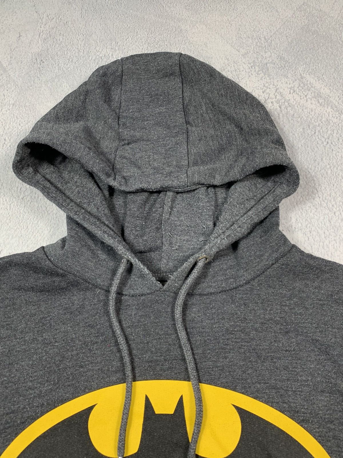 Japanese Brand × Vintage Vintage Y2K DC Comics Batman biglogo hoodie streetwear sizeM Size M / US 6-8 / IT 42-44 - 5 Thumbnail
