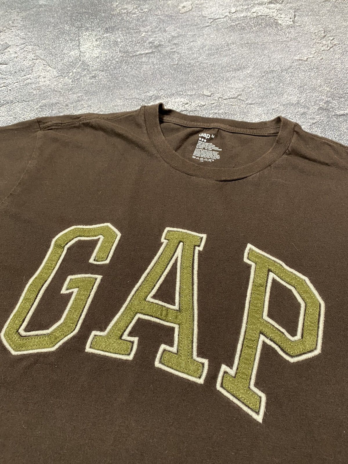 Gap GAP brown big logo Tshirt Kanye Size US M / EU 48-50 / 2 - 5 Thumbnail