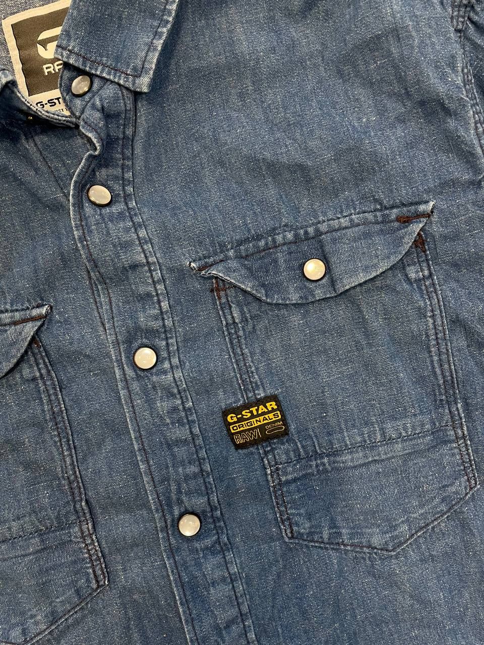 G-Star Vintage G-Star RAW Regular Casual Long Sleeve Denim Shirt Size US L / EU 52-54 / 3 - 5 Thumbnail