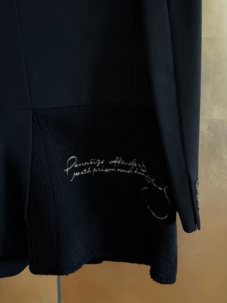 Yohji Yamamoto Yohji Yamamoto size 2 07AW blazer Size 36R - 6 Thumbnail