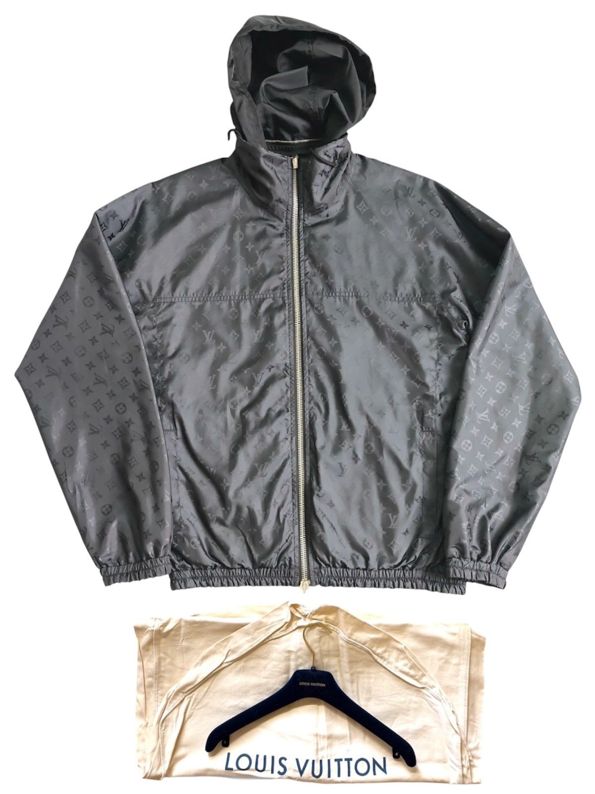 Louis Vuitton Louis Vuitton 50 Reversible Windbreaker Jacket Monogram Size US L / EU 52-54 / 3 - 1 Thumbnail