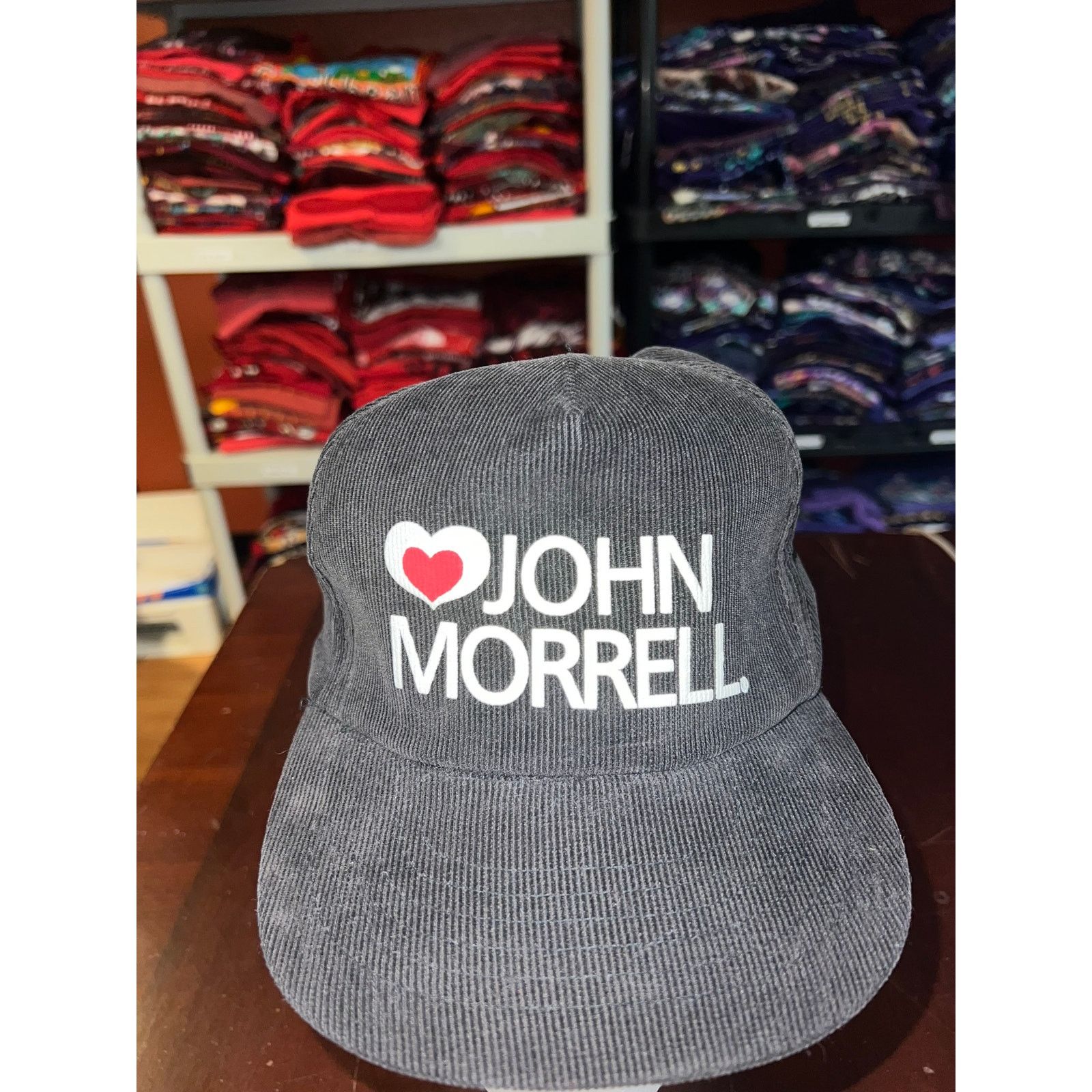 Vintage Vintage John Morrell Hat Corduroy Black Snapback Headwear Size ONE SIZE - 2 Thumbnail