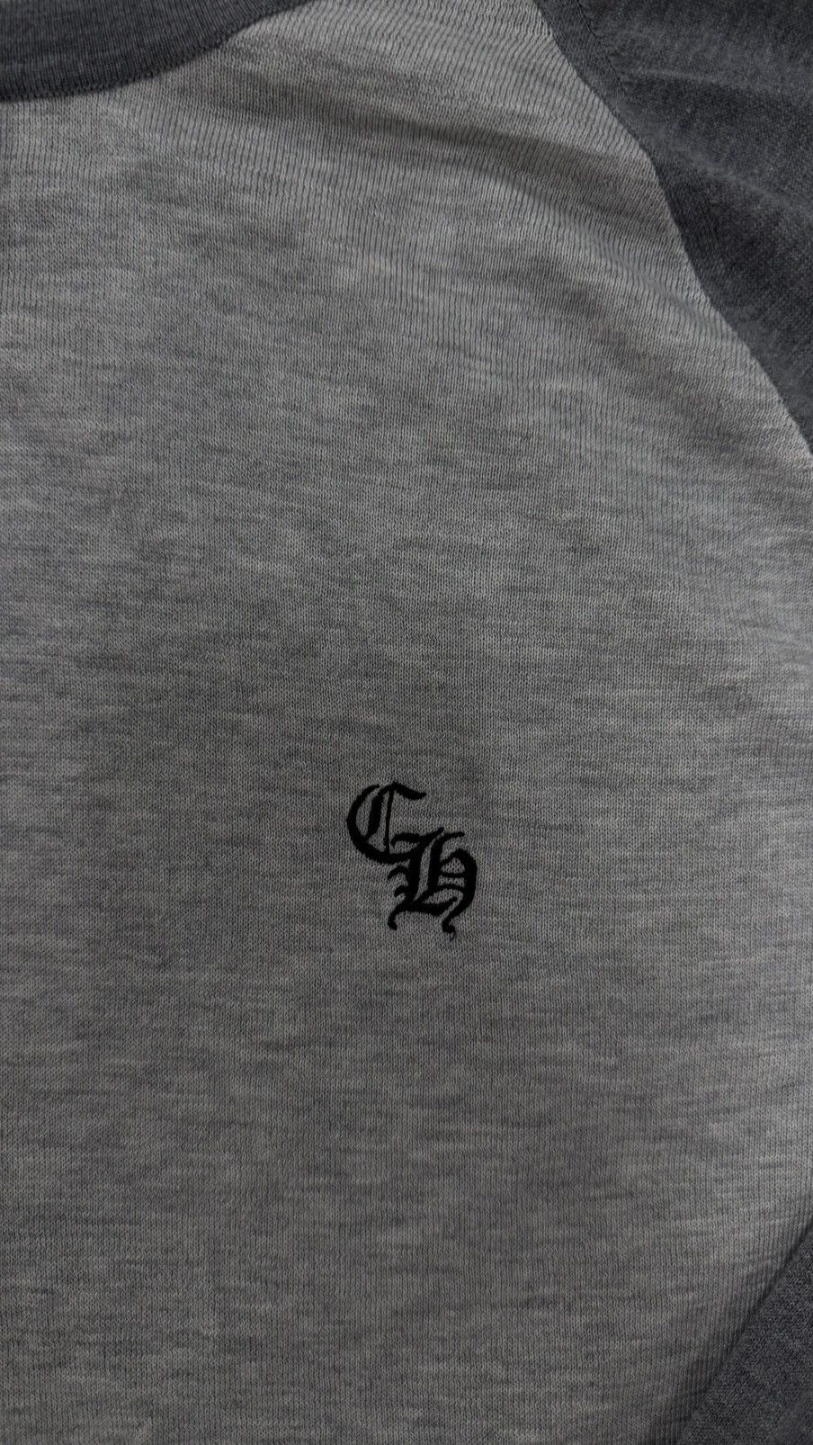 Chrome Hearts Chrome Hearts Cross Patch Silk Raglan Long Sleeve Tee Size US XL / EU 56 / 4 - 2 Thumbnail