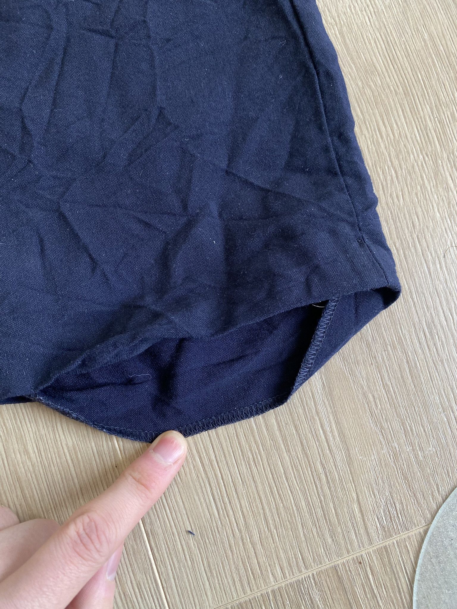 Acne Studios 48/M - Cropped Wool Trouser - Navy Size US 32 / EU 48 - 16 Thumbnail