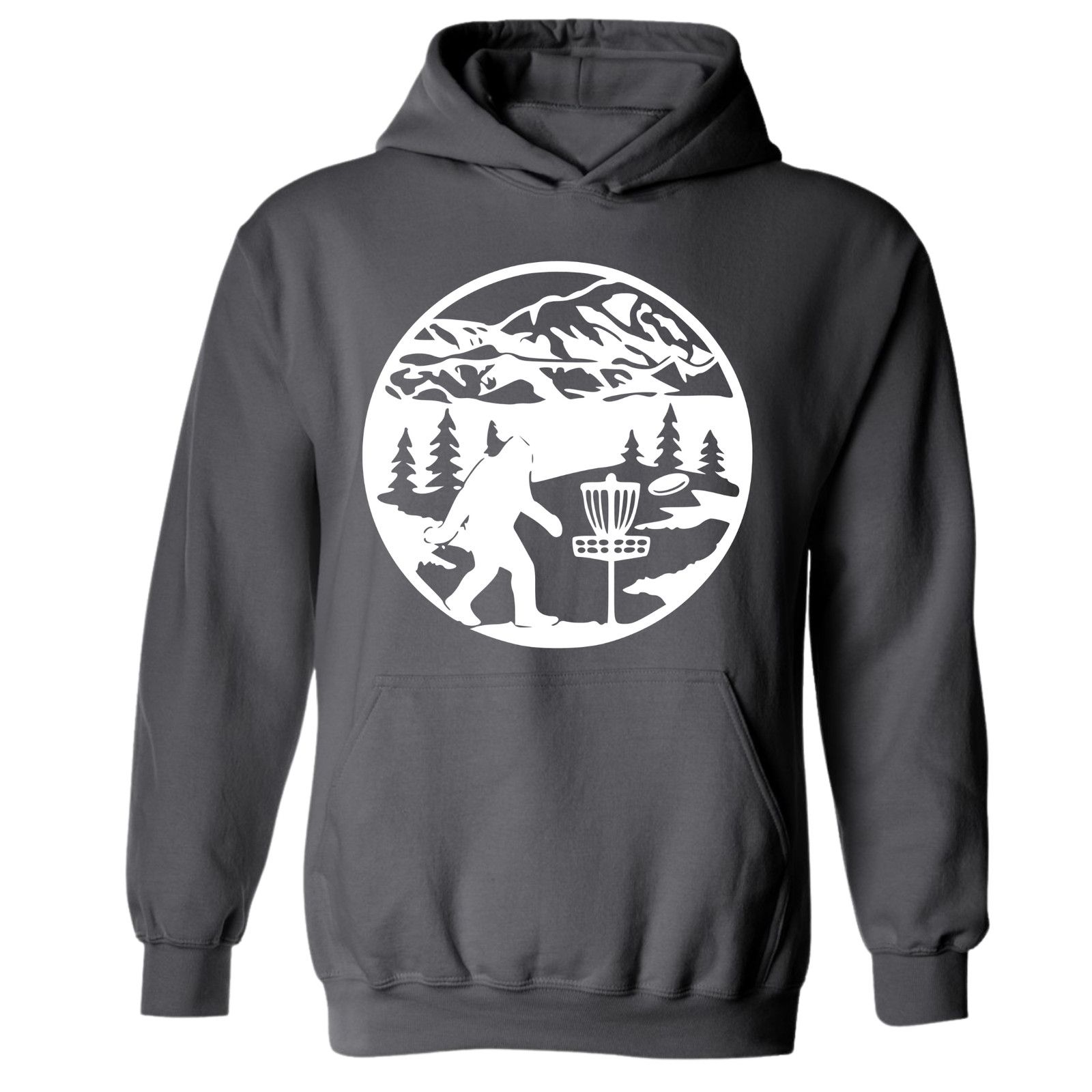 Gildan Disc Golf Hoodie SASQUATCH MOUNTAINS Discgolfer Sweatshirt Size US XL / EU 56 / 4 - 5 Thumbnail
