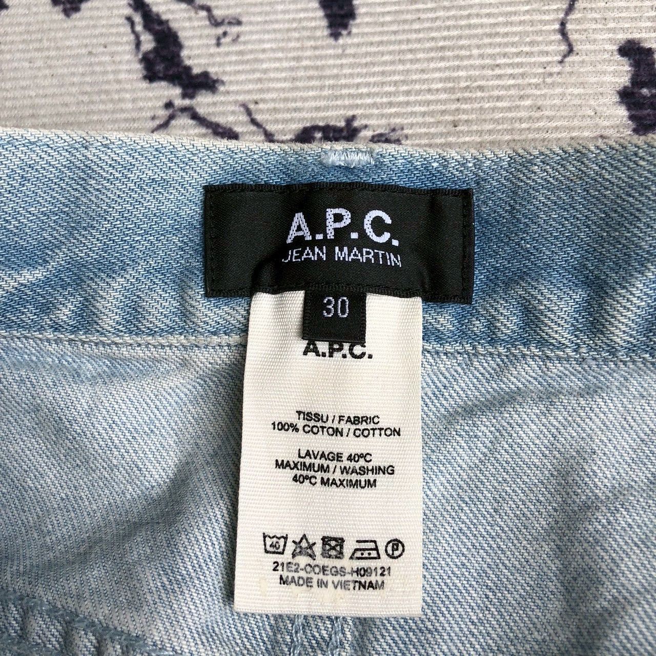 A.P.C. A.P.C. Jean Martin Light Wash Denim Jeans Size 30" / US 8 / IT 44 - 9 Thumbnail