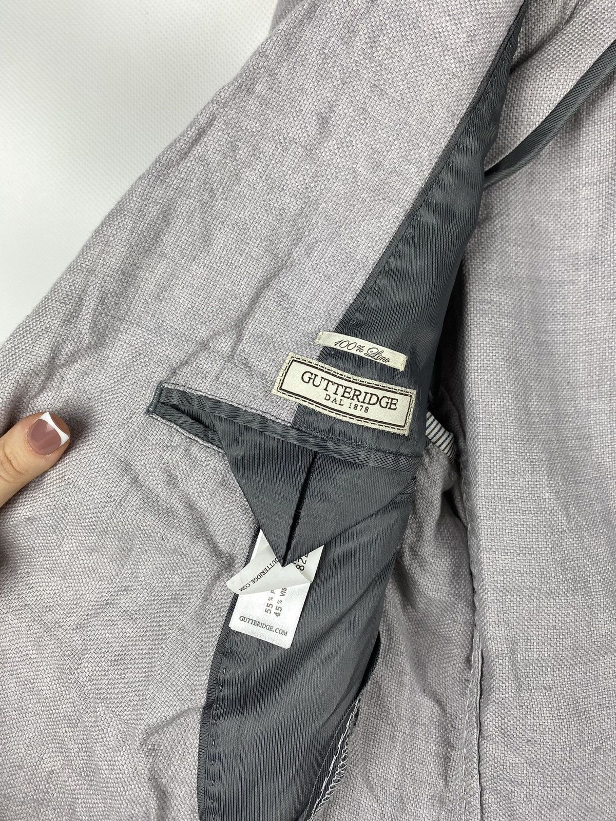 Other Gutteridge men’s linen blazer jacket size 46 Size 38R - 18 Thumbnail