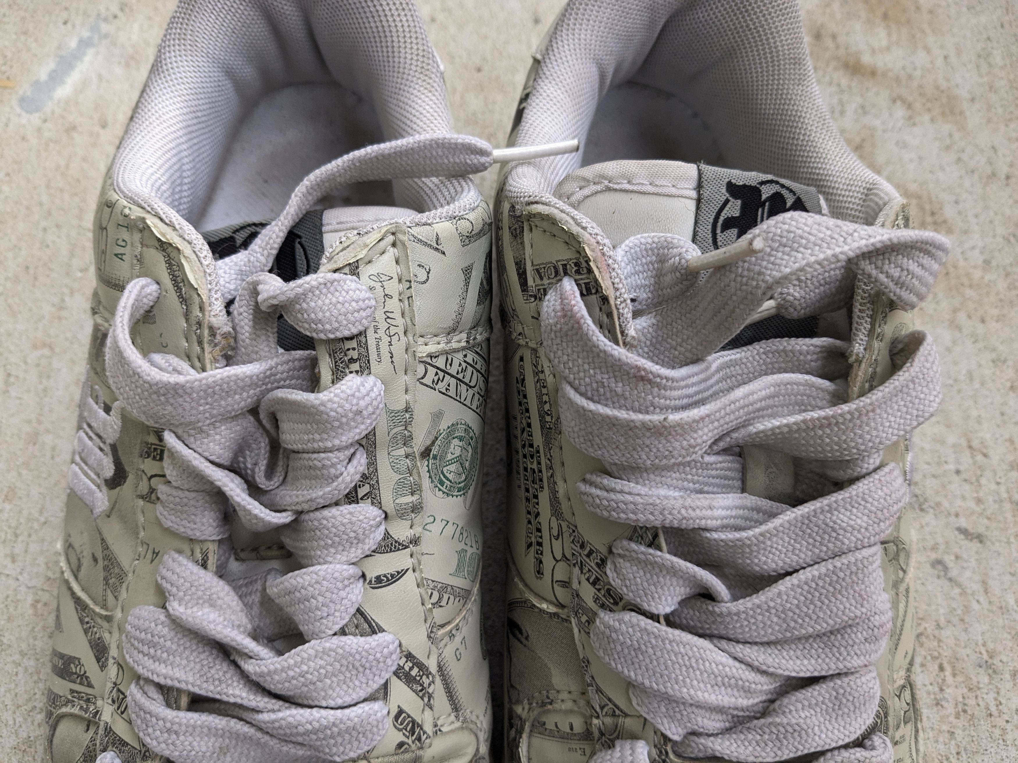 Makaveli Vintage Makaveli Tupac Shakur 8.5 Dollar Bill Size US 8.5 / EU 41-42 - 3 Thumbnail